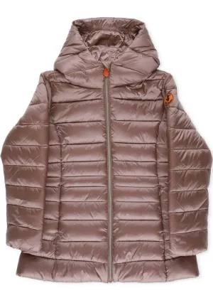 Save The Duck Kids Logo Patch Puffer Jacket