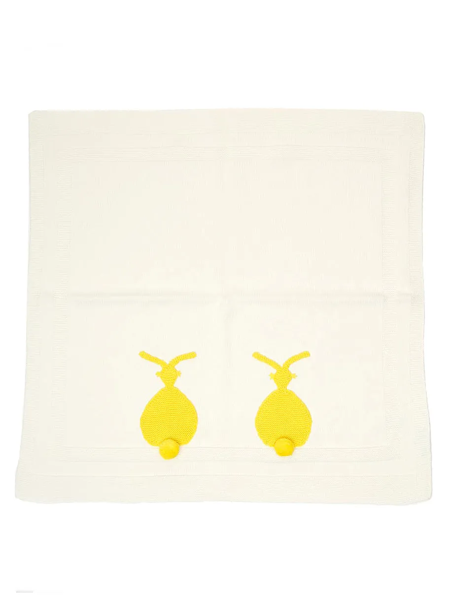 Stella McCartney Kids Bunny Embroidered Blanket