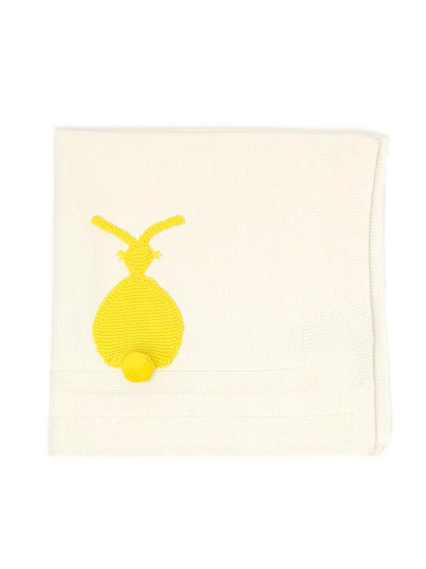 Stella McCartney Kids Bunny Embroidered Blanket