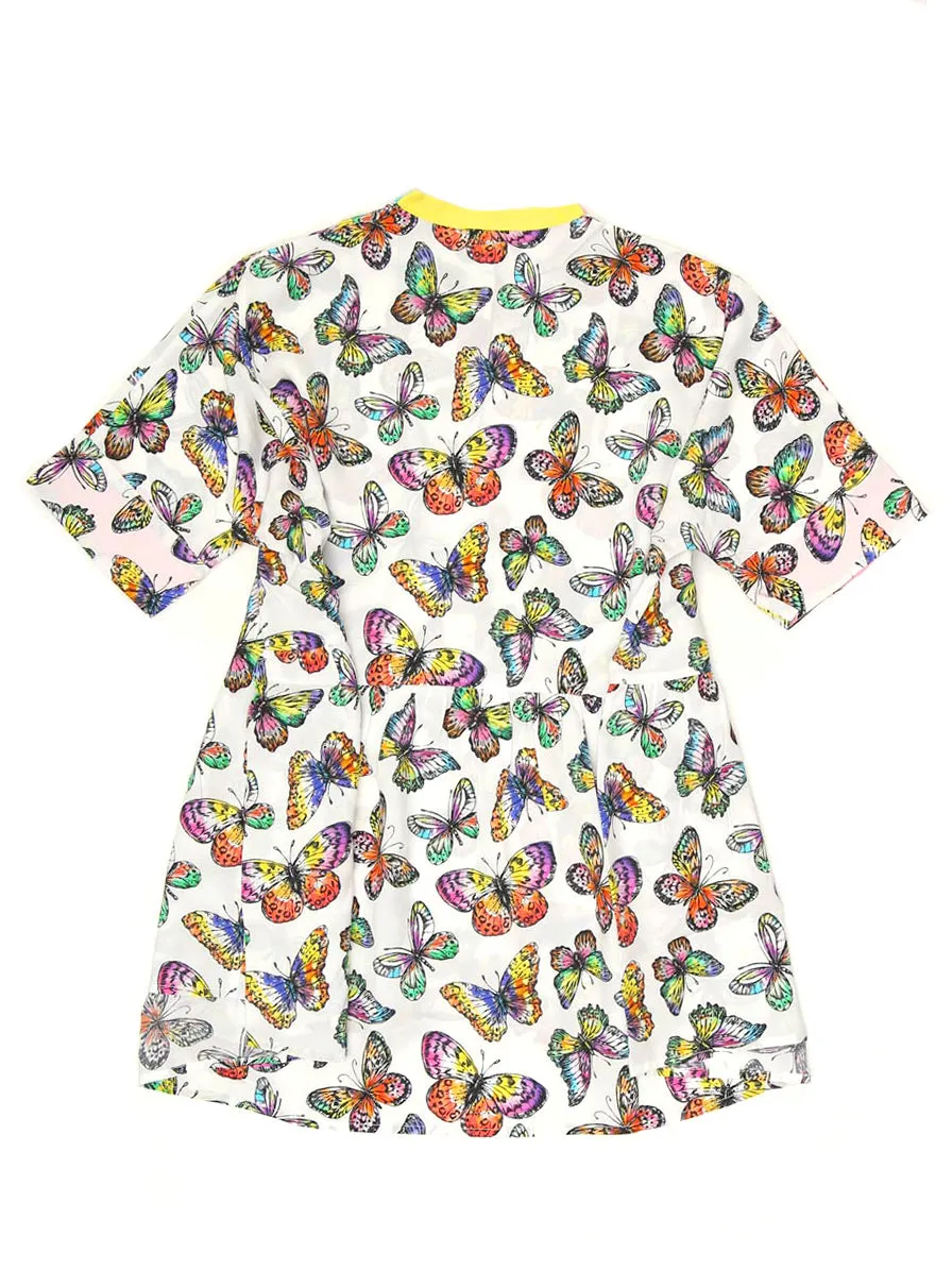 Stella McCartney Kids Butterfly Print Oversize Dress