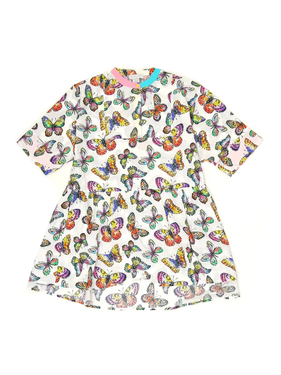 Stella McCartney Kids Butterfly Print Oversize Dress