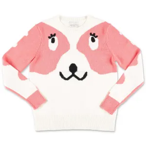 Stella McCartney Kids Doodle Dog Knitted Jumper