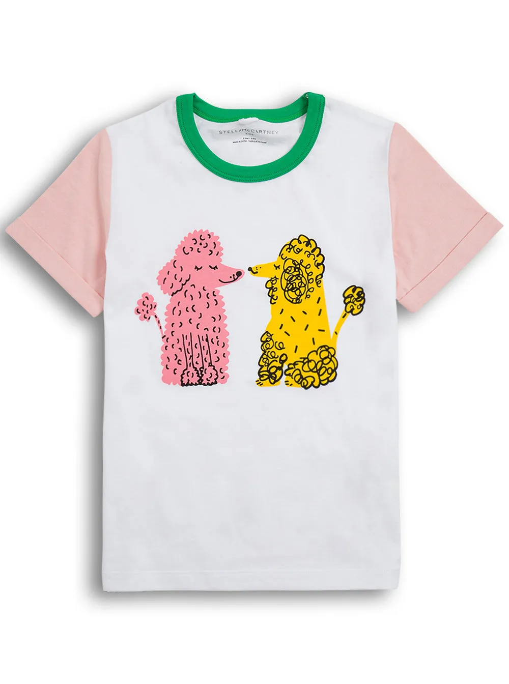 Stella McCartney Kids Doodle Poodles Printed T-Shirt