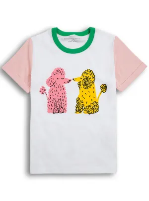 Stella McCartney Kids Doodle Poodles Printed T-Shirt