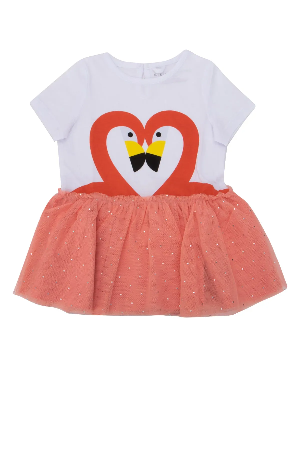 Stella McCartney Kids Flamingo Tulle Dress