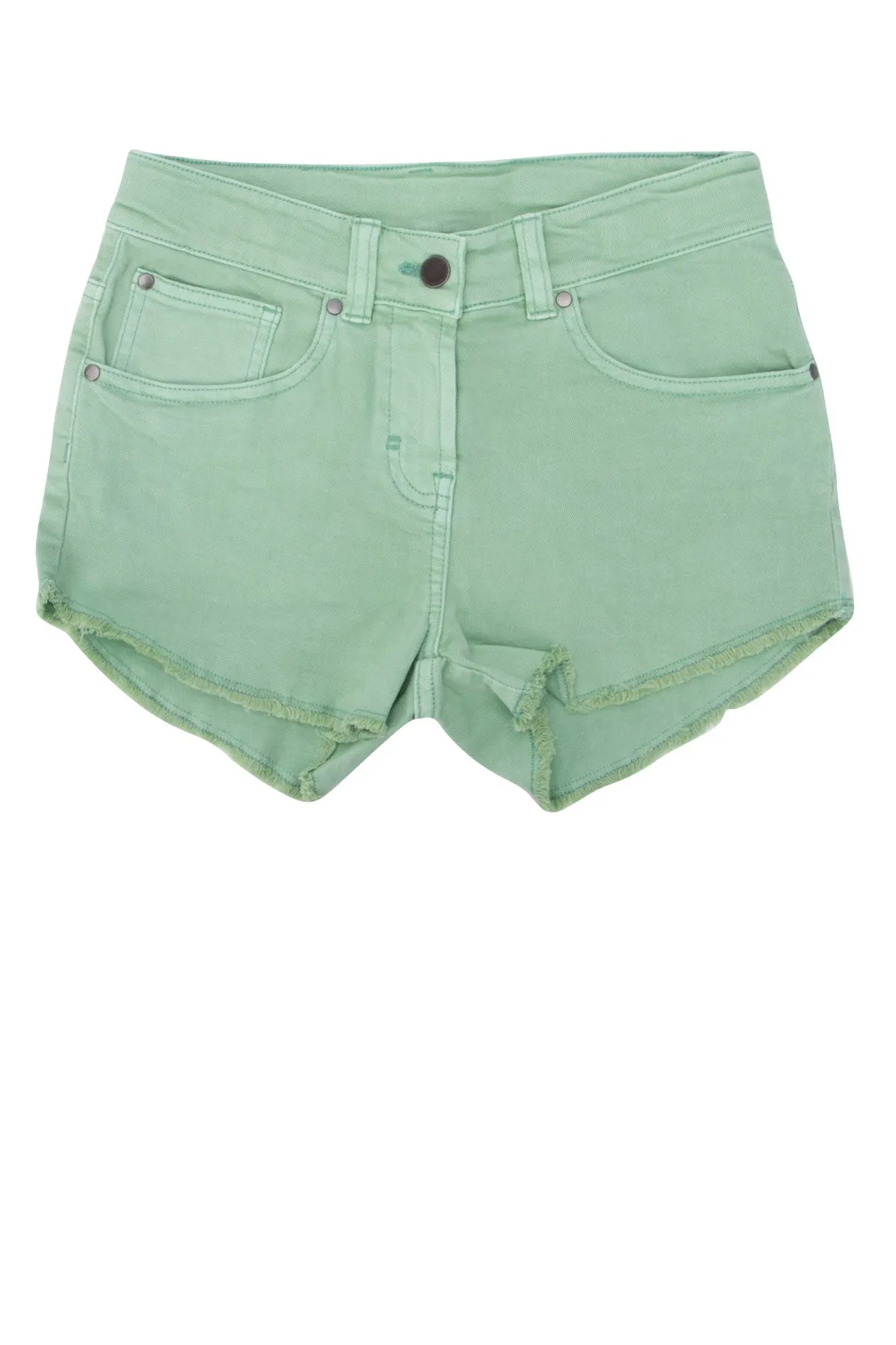 Stella McCartney Kids Frayed Denim Shorts
