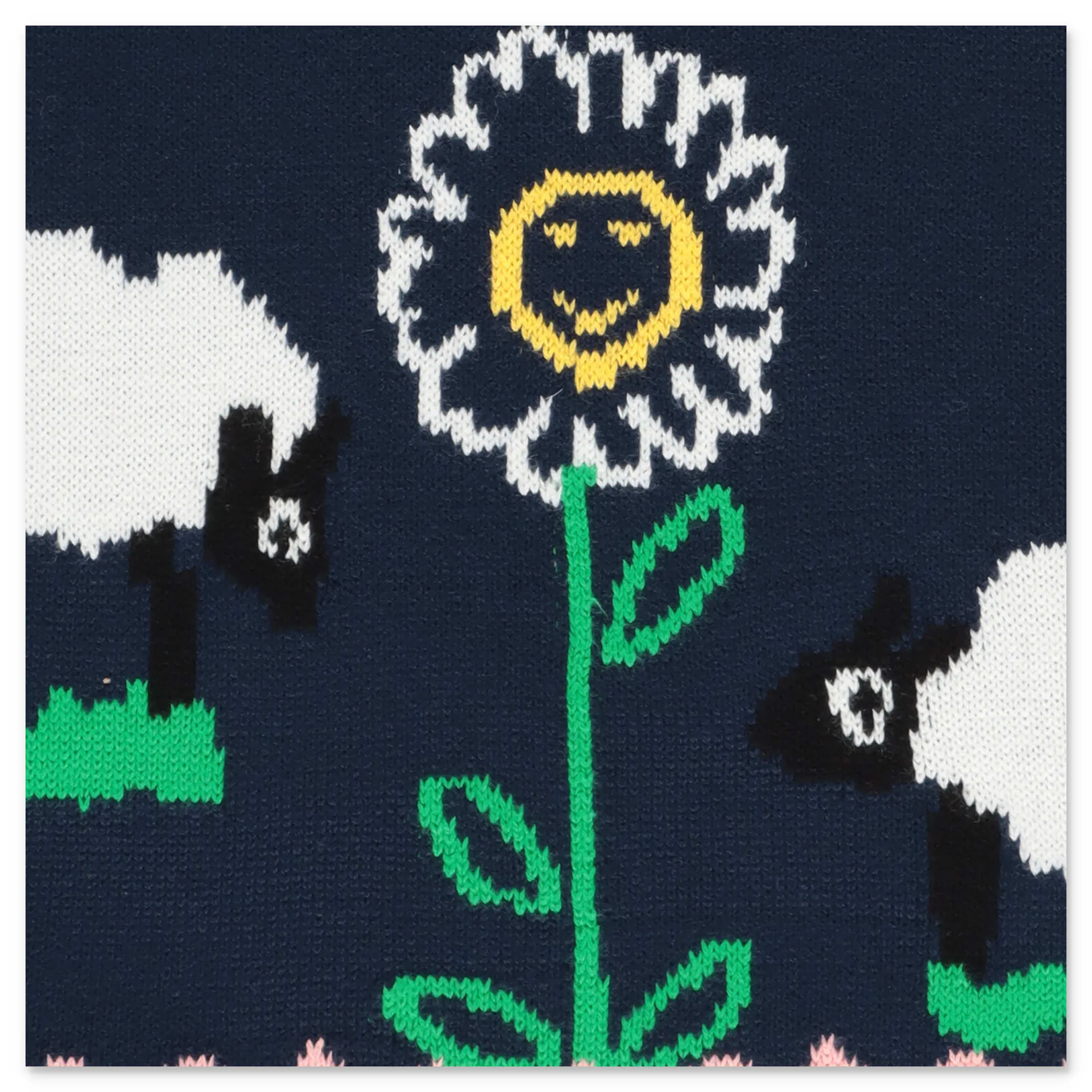 Stella McCartney Kids Garden Knit Intarsia Dress