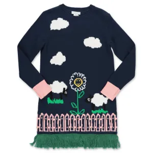 Stella McCartney Kids Garden Knit Intarsia Dress