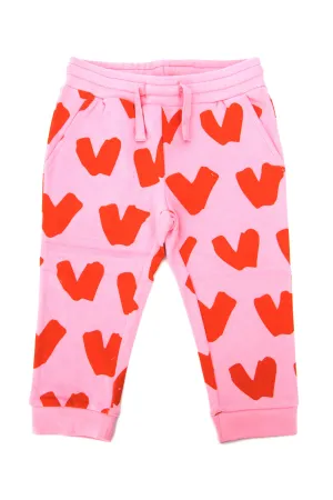 Stella McCartney Kids Hearts Print Jogging Pants