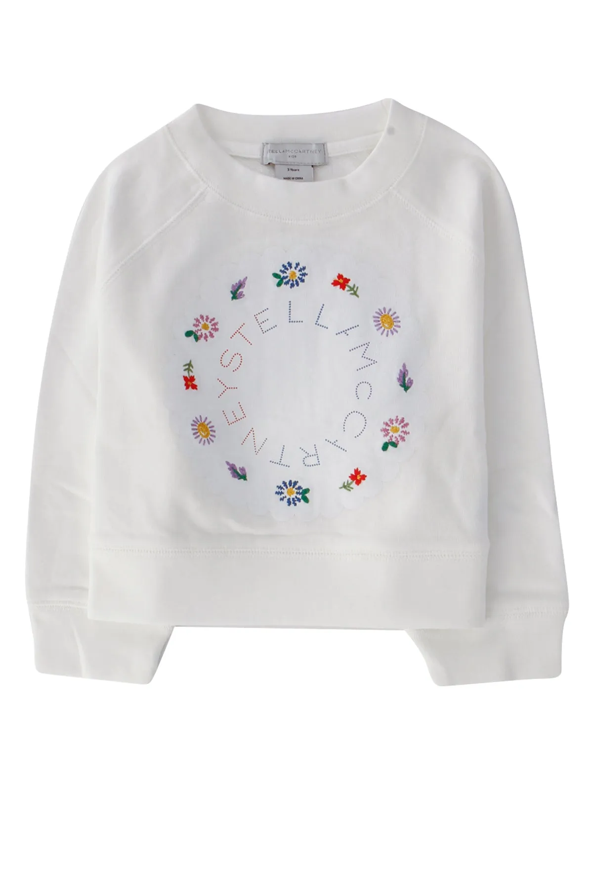 Stella McCartney Kids Logo Print Crewneck Sweatshirt