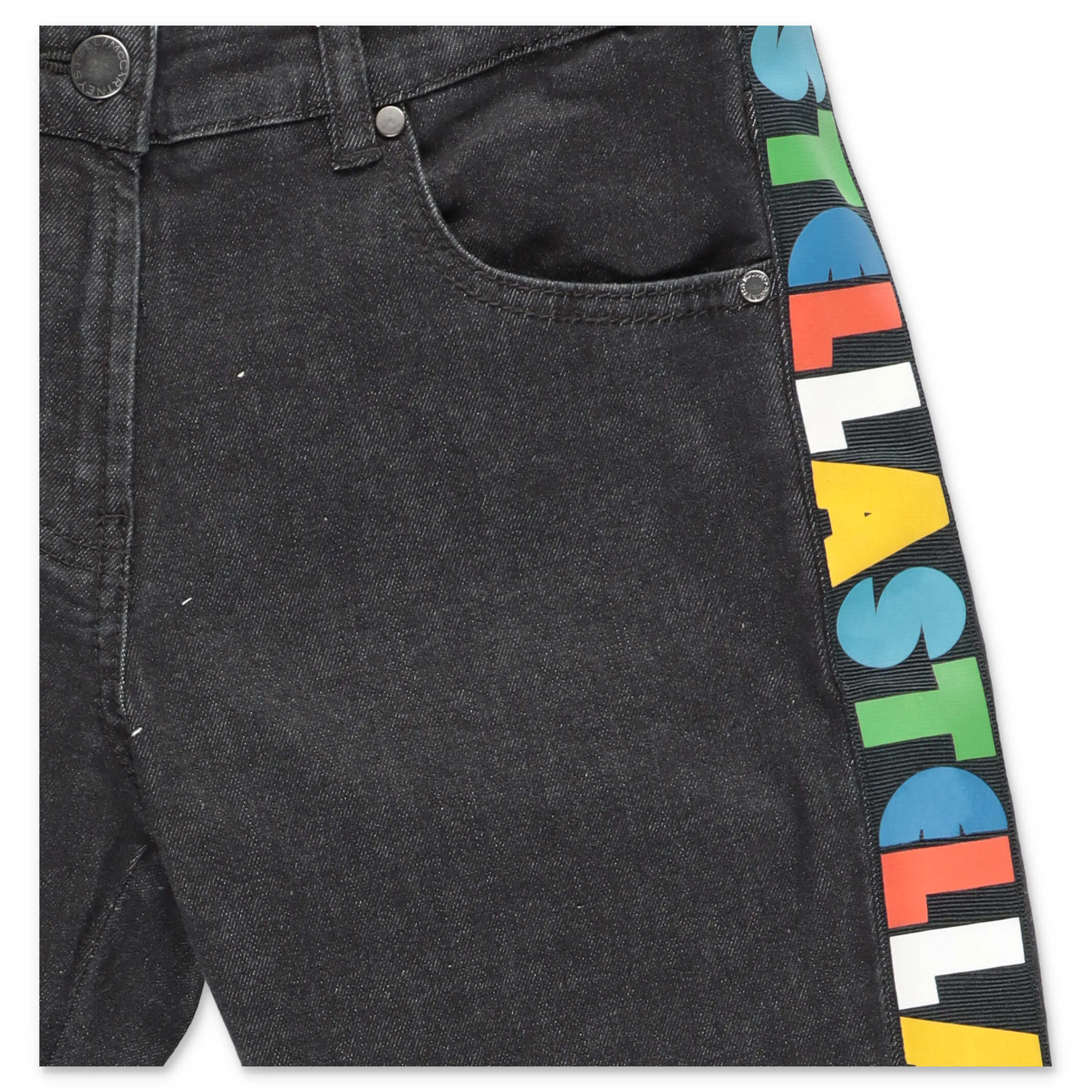 Stella McCartney Kids Logo Tape Jeans