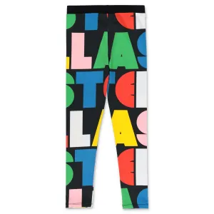Stella McCartney Kids Maxi Logo Printed Leggings