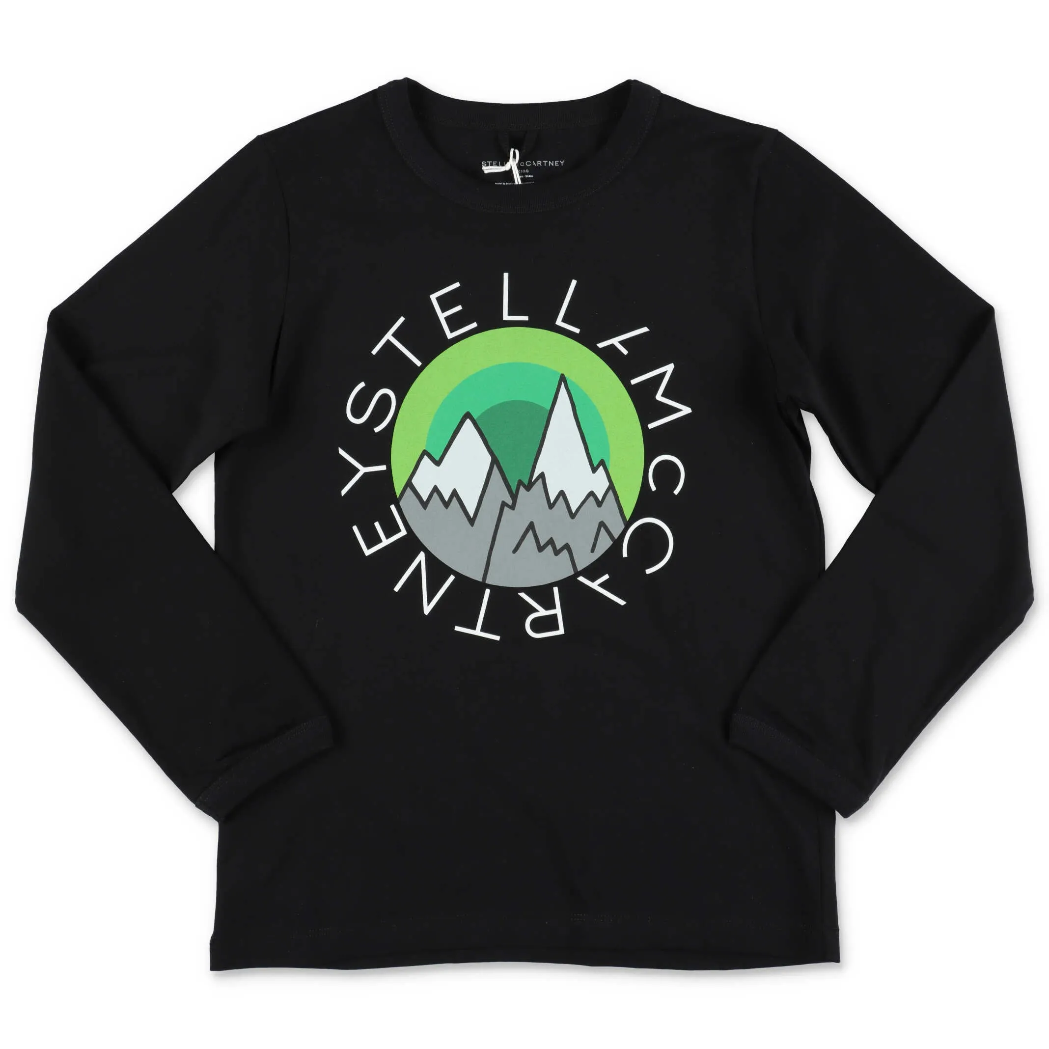 Stella McCartney Kids Mountain Logo Print T-Shirt