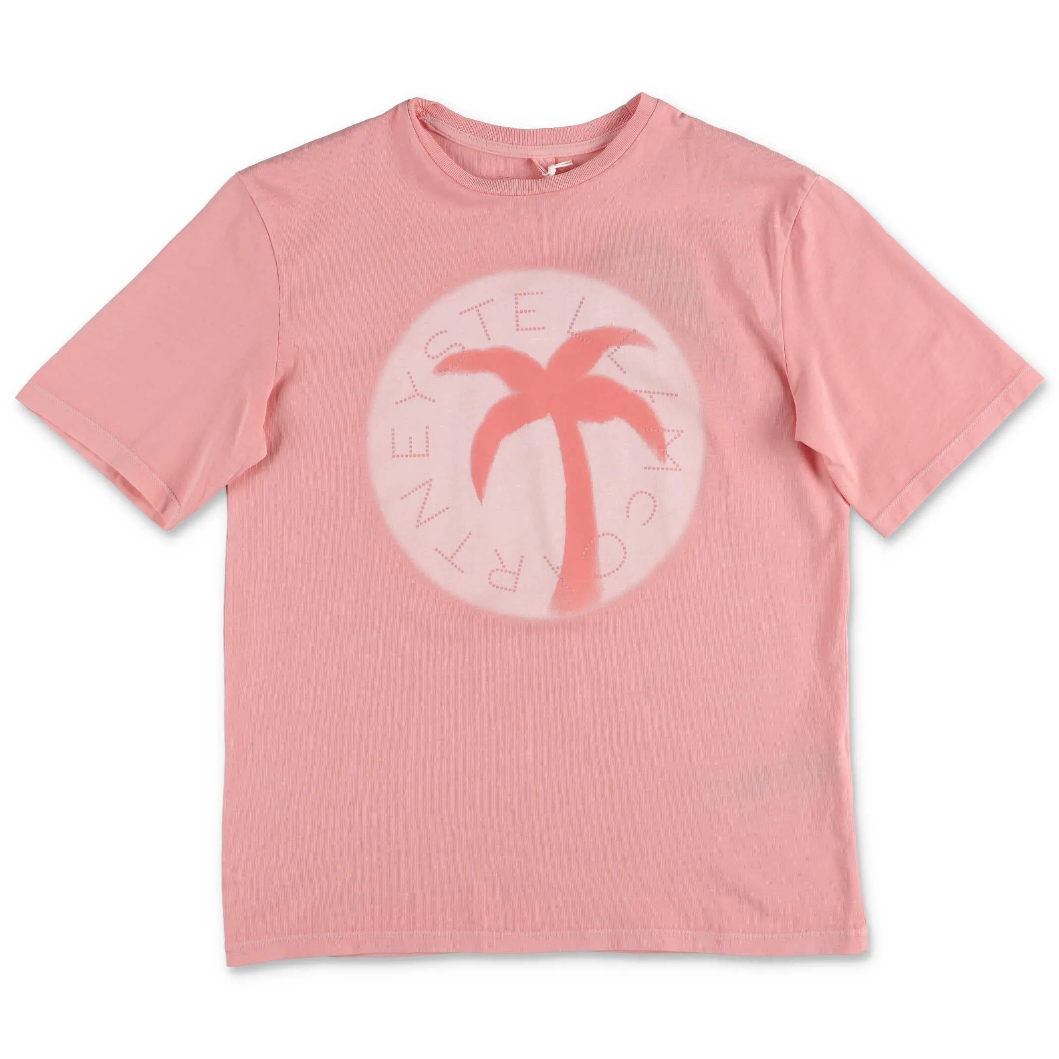 Stella McCartney Kids Palm Print Oversize T-Shirt