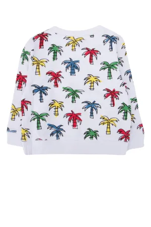 Stella McCartney Kids Palm Tree Print Sweatshirt
