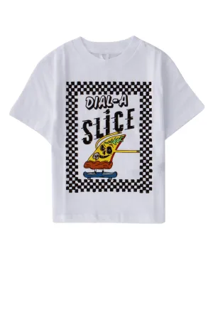 Stella McCartney Kids Pizza Skater T-Shirt