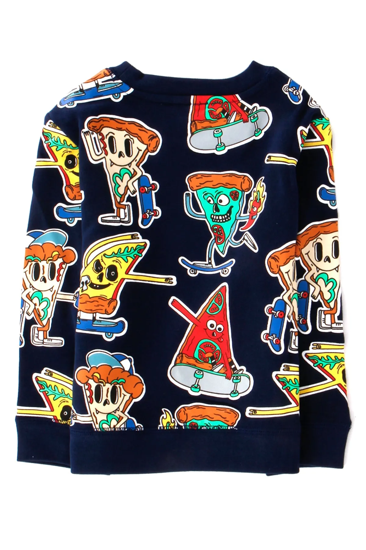 Stella McCartney Kids Pizza Skaters Fleece Sweatshirt