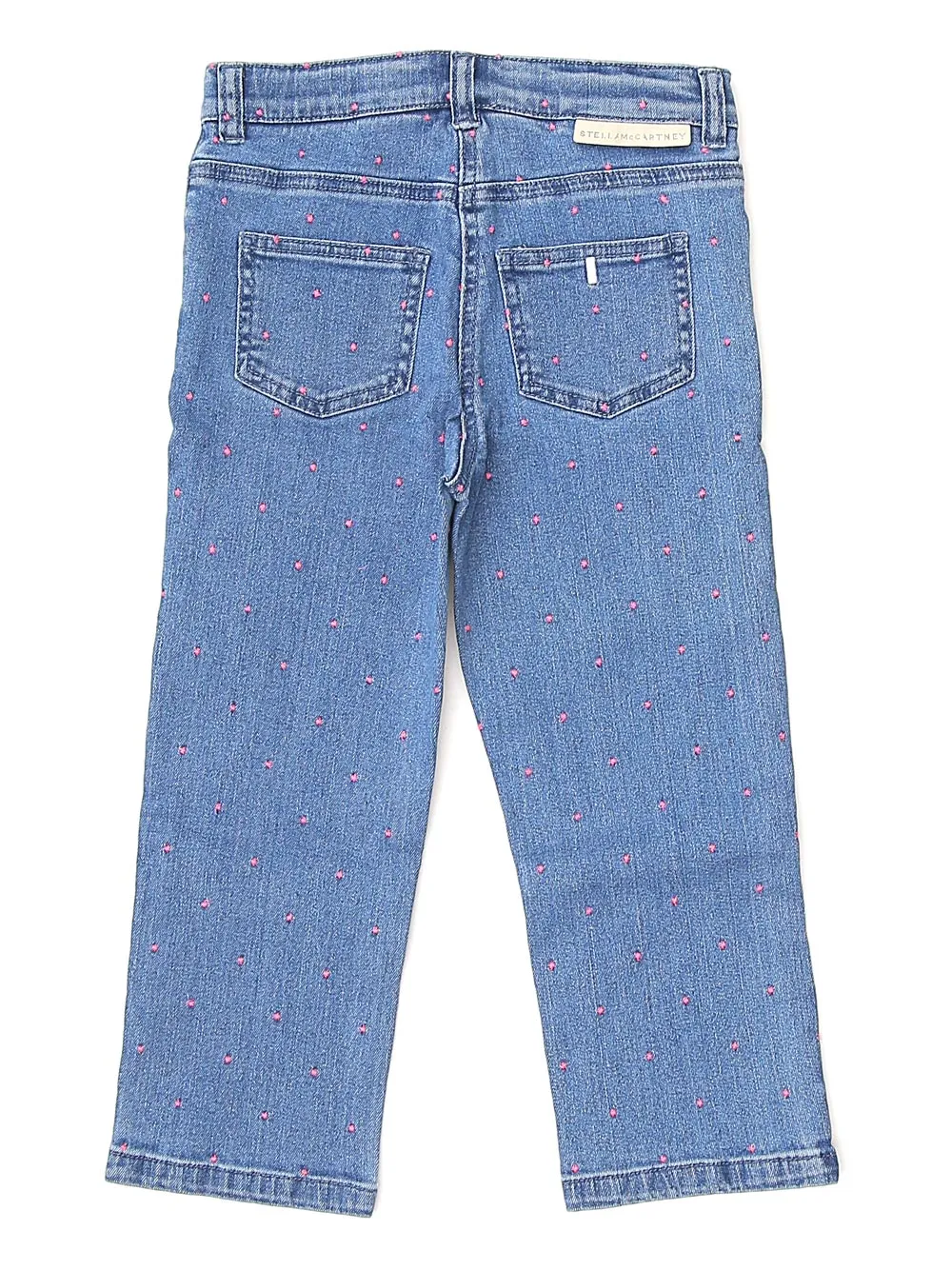Stella McCartney Kids Polka-Dot Denim Jeans