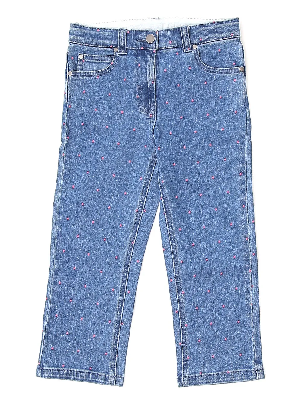 Stella McCartney Kids Polka-Dot Denim Jeans