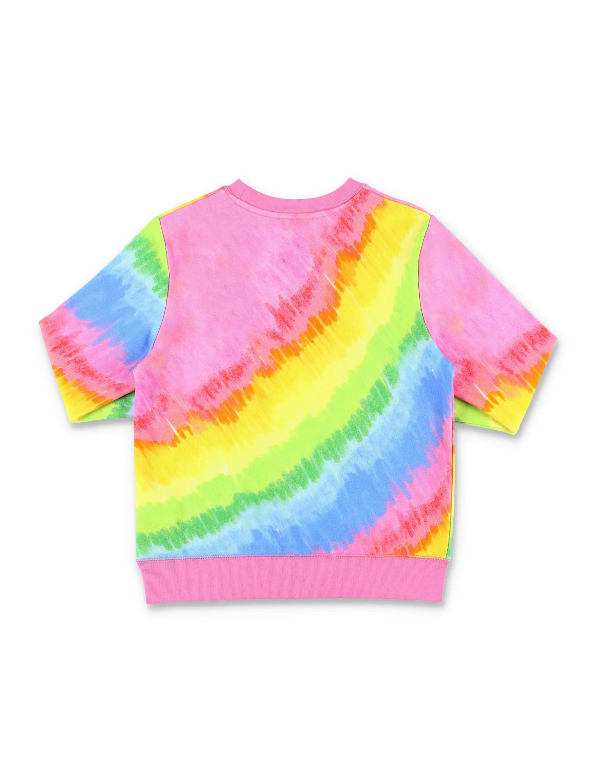 Stella McCartney Kids Rainbow Pattern Crewneck Sweatshirt