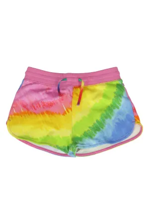Stella McCartney Kids Rainbow Pattern Drawstring Shorts