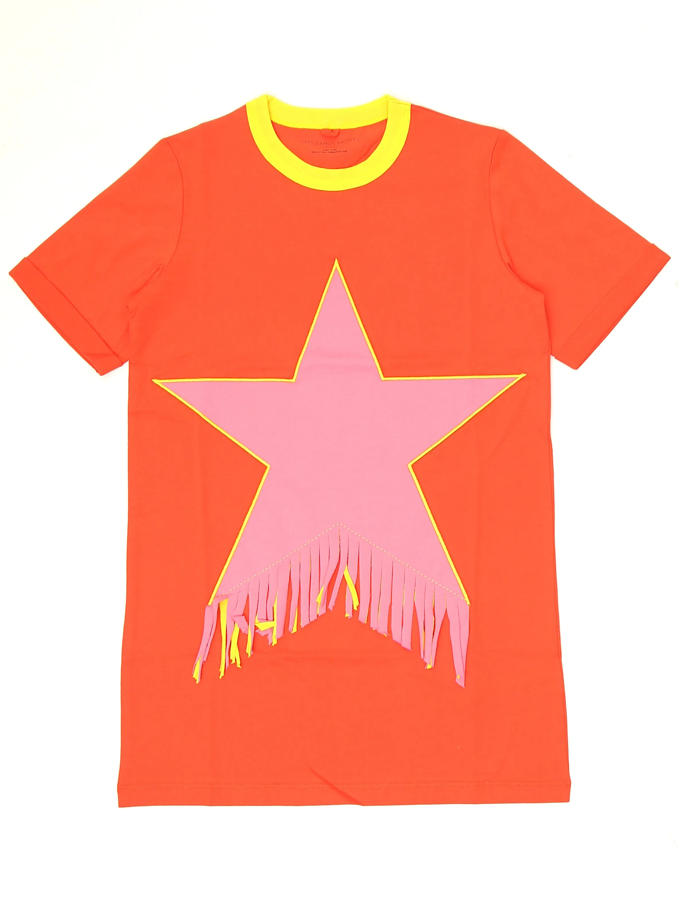 Stella McCartney Kids Star Fringed T-Shirt