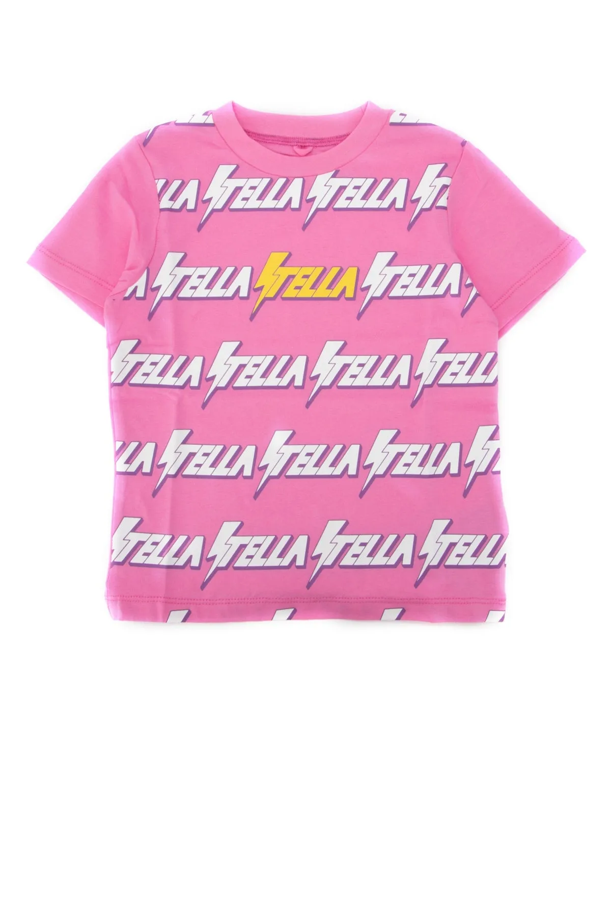 Stella McCartney Kids Stella Logo Print Crewneck T-Shirt