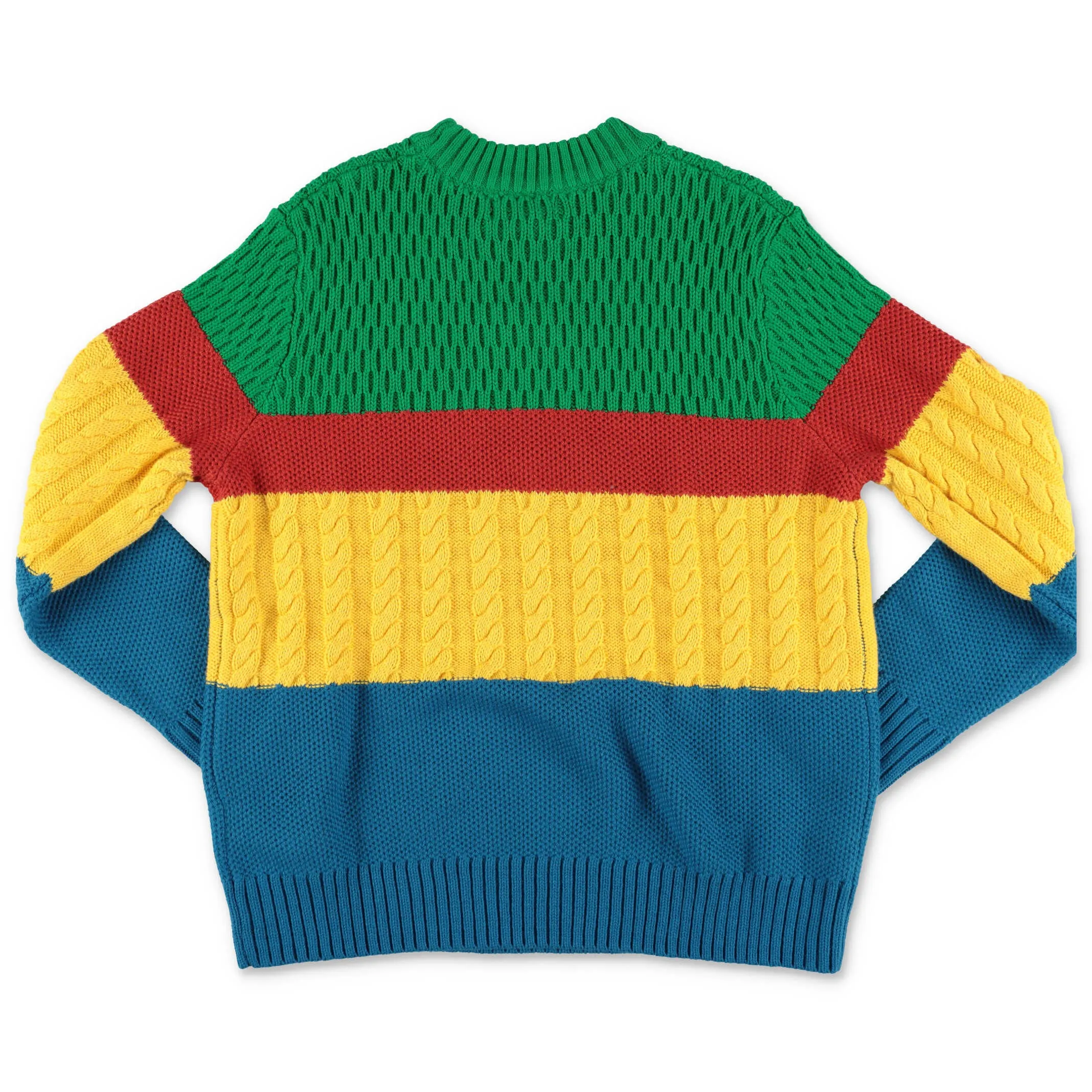 Stella McCartney Kids Striped Colour Block Jumper