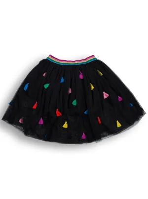 Stella McCartney Kids Tassel Detail Tulle Skirt