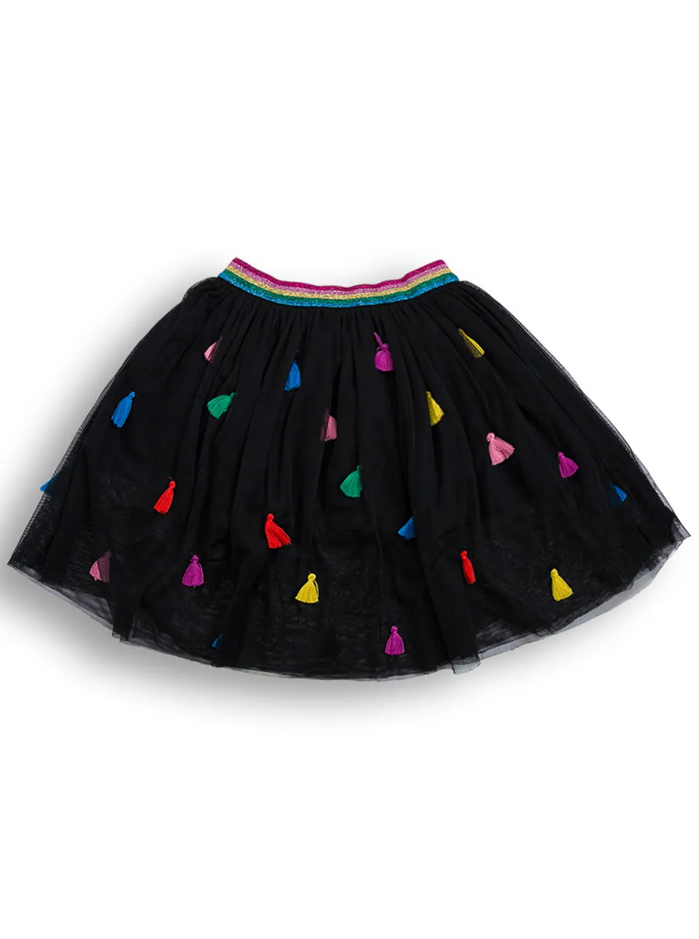 Stella McCartney Kids Tassel Detail Tulle Skirt