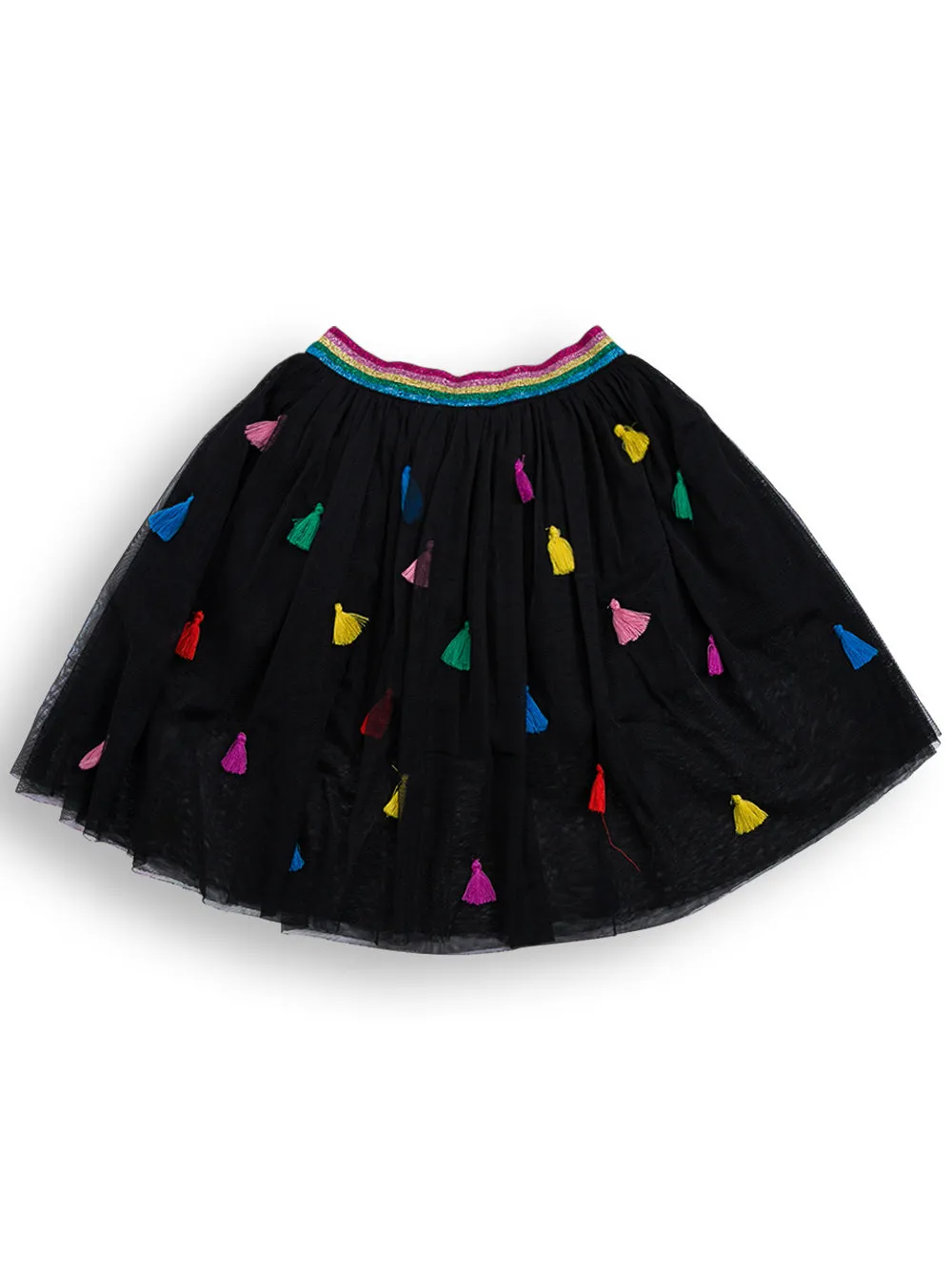 Stella McCartney Kids Tassel Detail Tulle Skirt