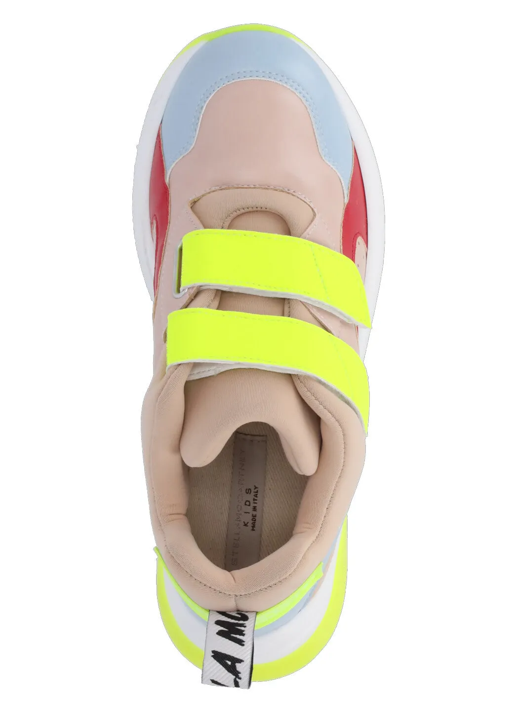 Stella McCartney Kids Touch Strap Sneakers