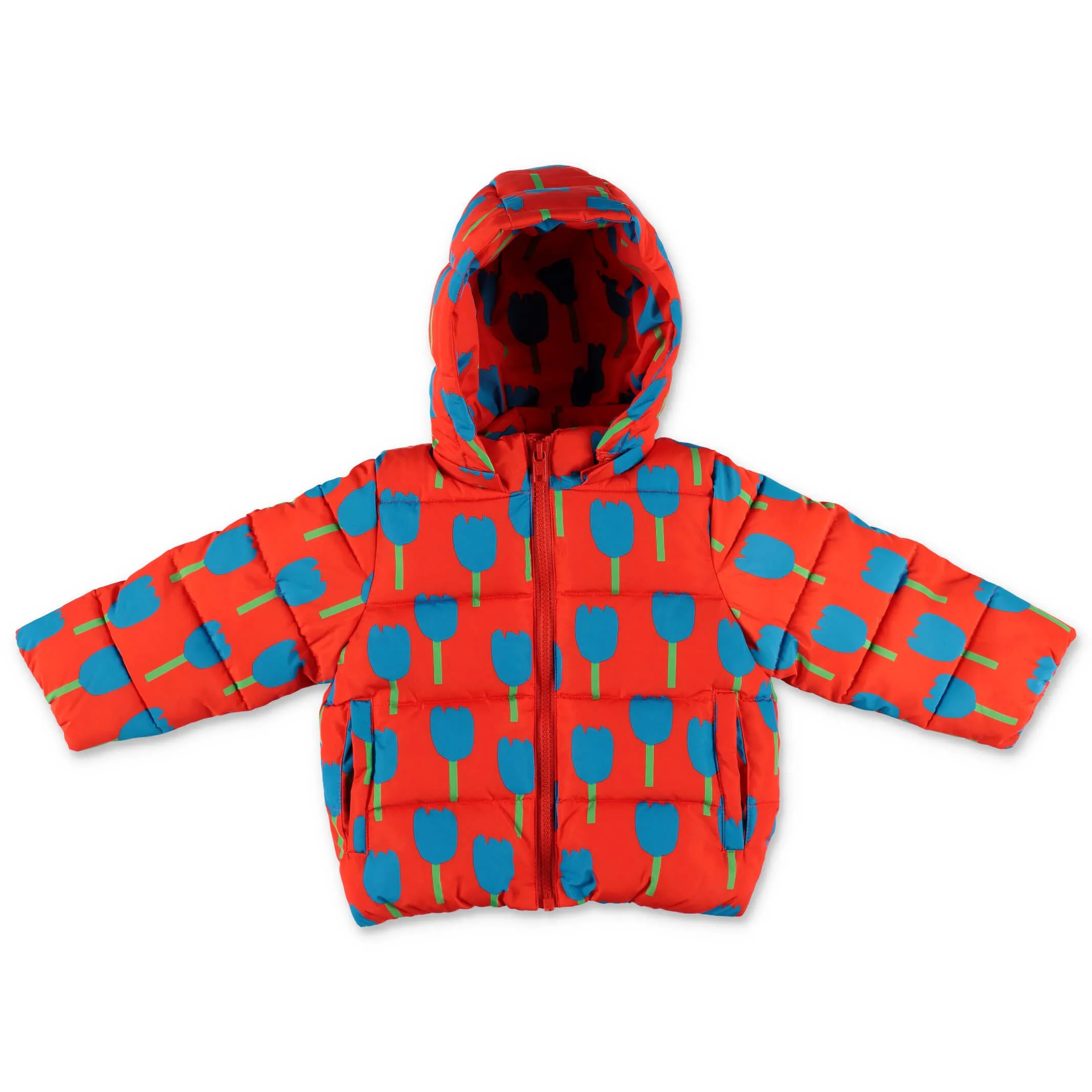 Stella McCartney Kids Tulip Printed Puffer Jacket