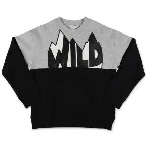 Stella McCartney Kids Wild Printed Two-Tone Sweatshirt