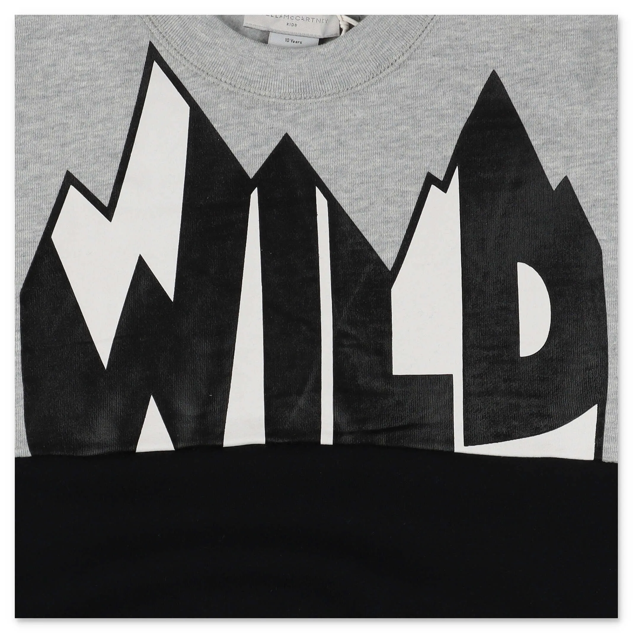 Stella McCartney Kids Wild Printed Two-Tone Sweatshirt