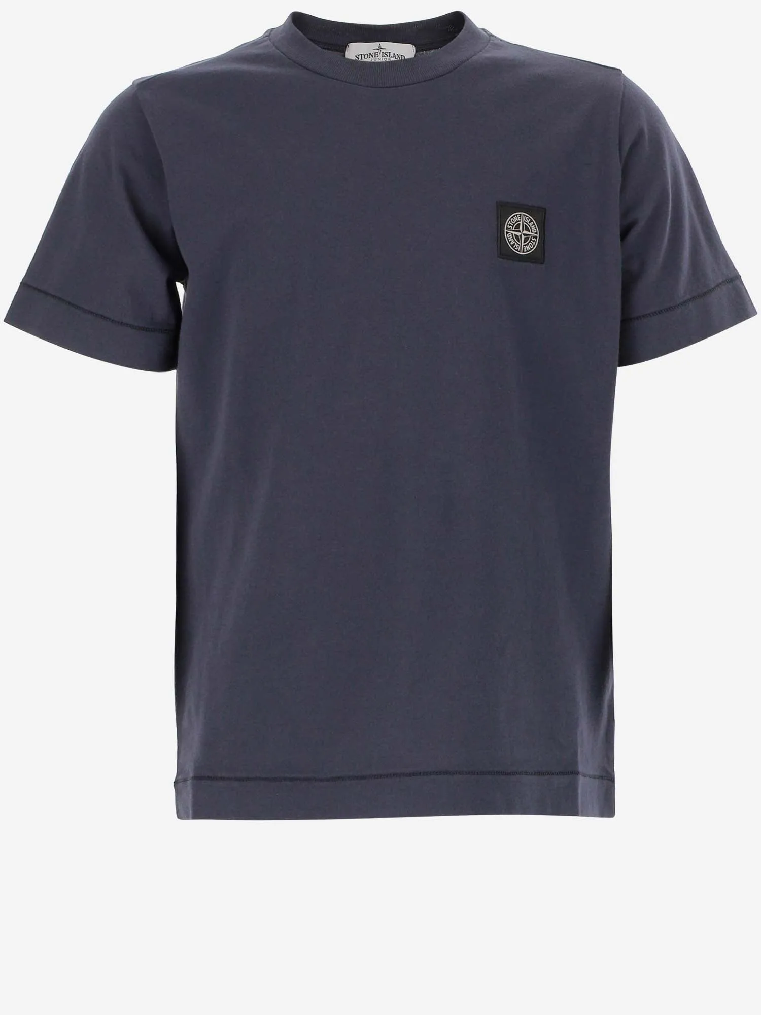 Stone Island Junior Logo Patch Crewneck T-Shirt