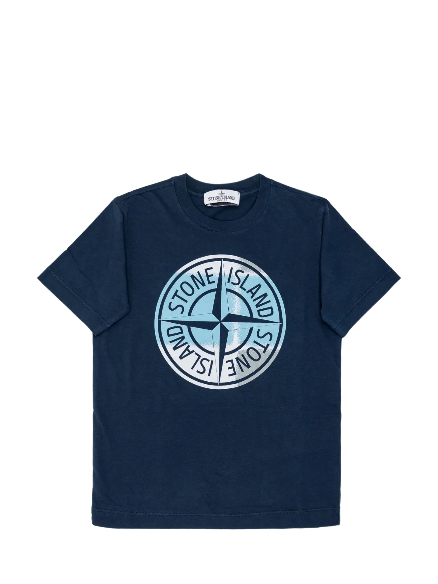 Stone Island Junior Logo Print T-Shirt