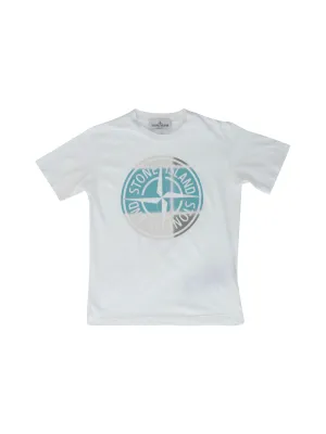 Stone Island Junior Logo Print T-Shirt