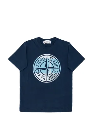 Stone Island Junior Logo Print T-Shirt