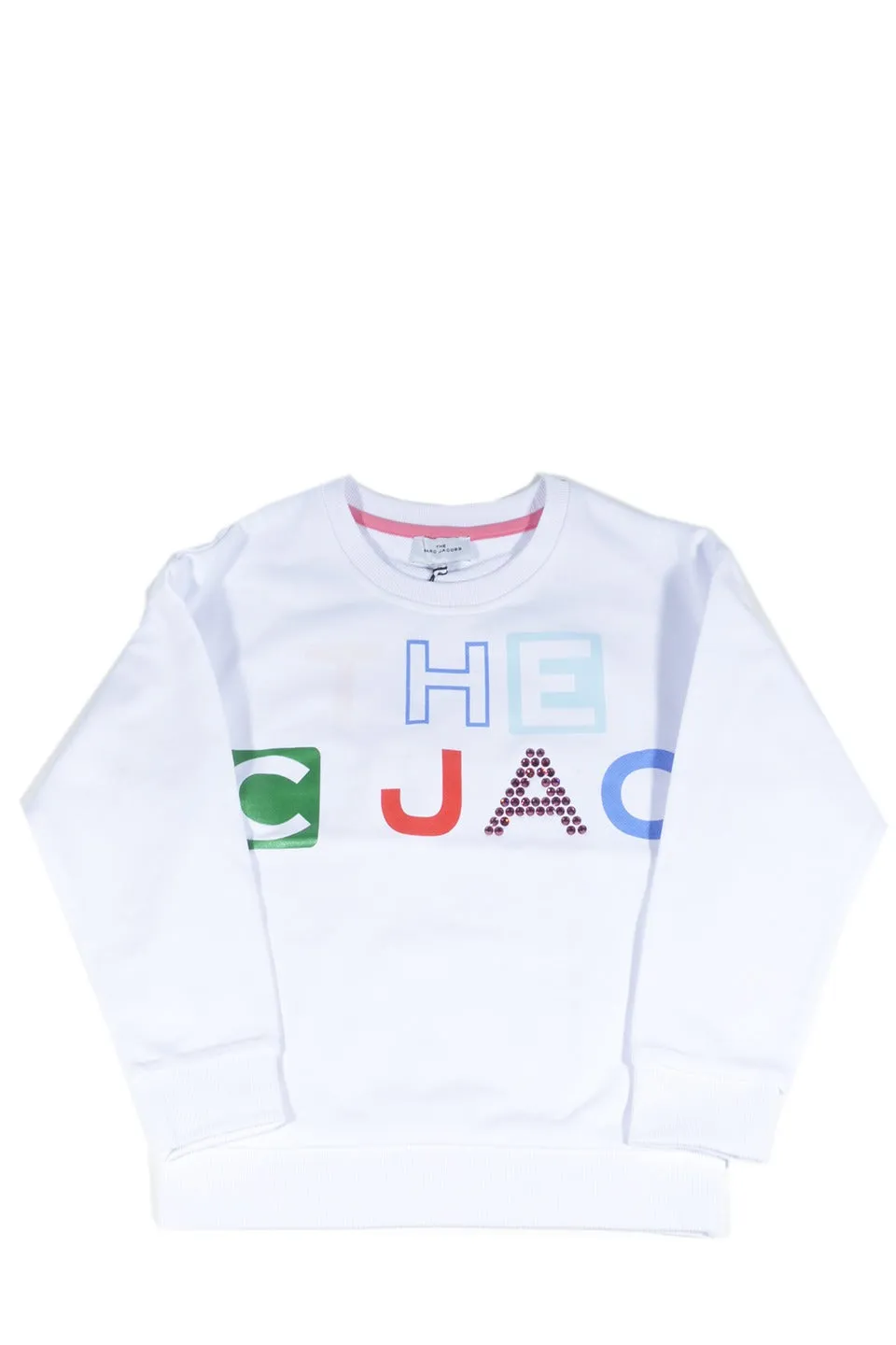 The Marc Jacobs Kids Embellished Logo Print Sweatshirt