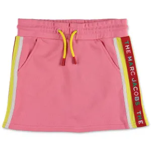 The Marc Jacobs Kids Logo Side Stripe Skirt