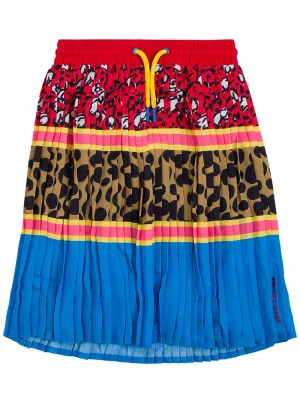 The Marc Jacobs Kids Pleated Drawstring Skirt
