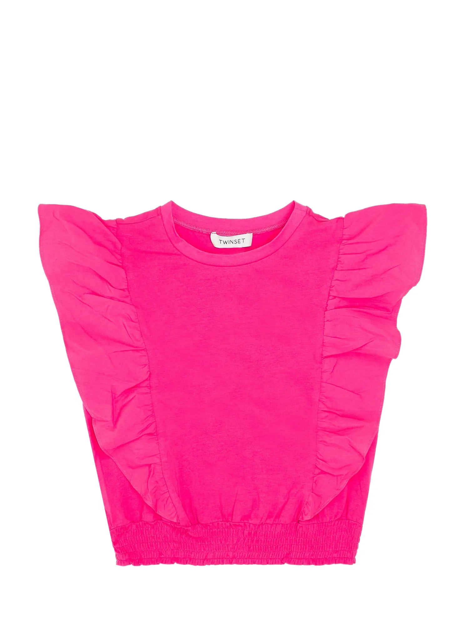 TWINSET Kids Ruffle Sleeve Top