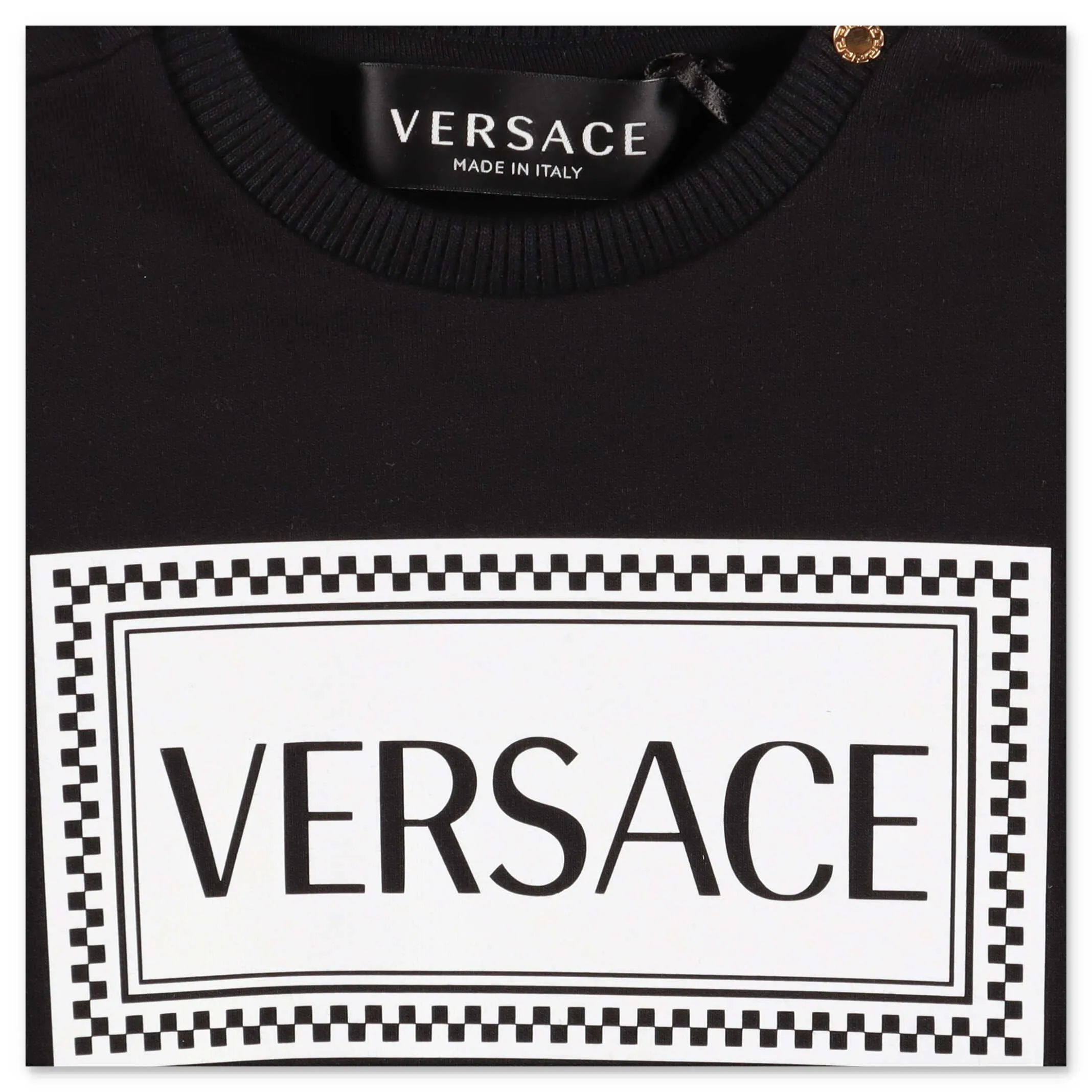 Versace Kids 90s Vintage Logo Printed Sweatshirt