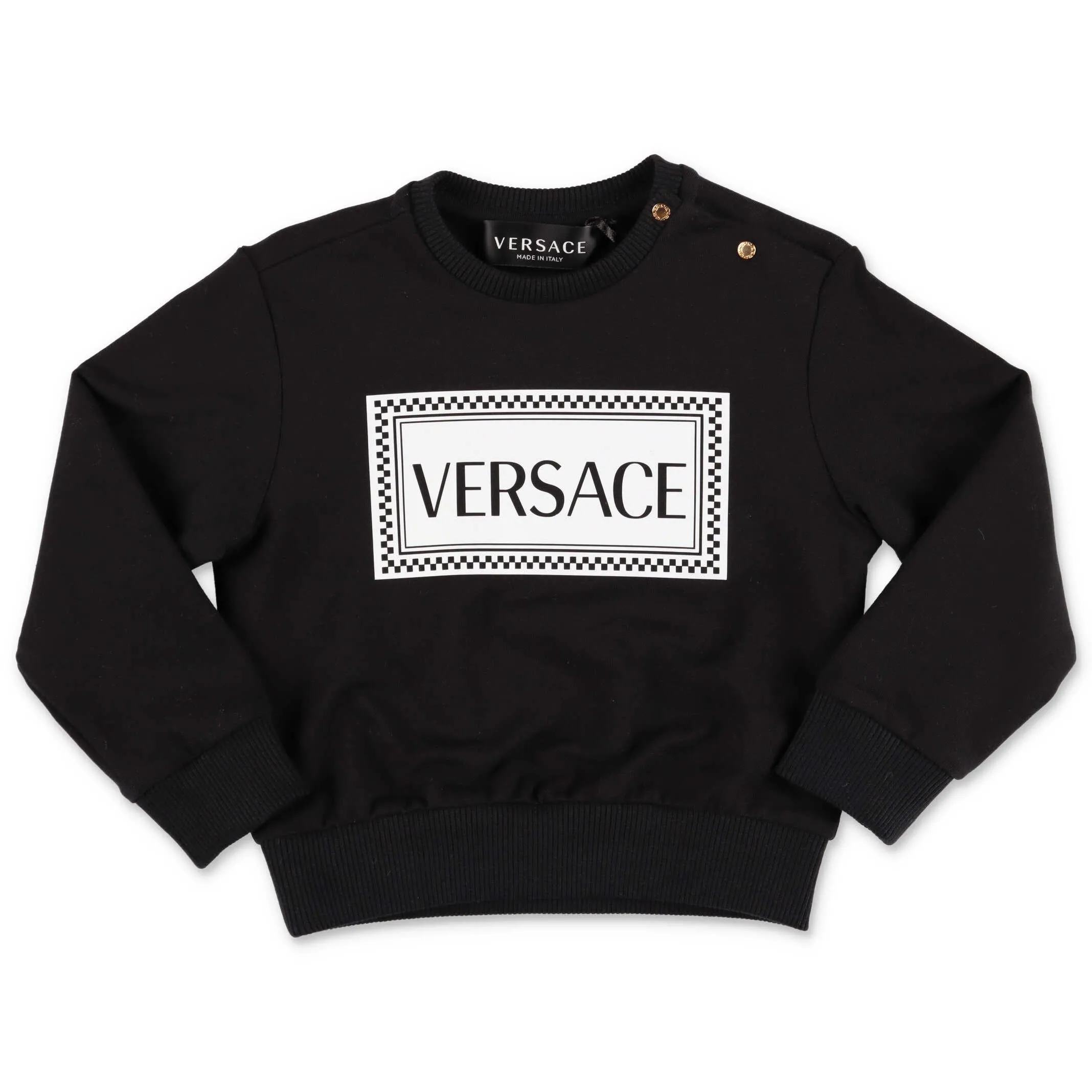 Versace Kids 90s Vintage Logo Printed Sweatshirt