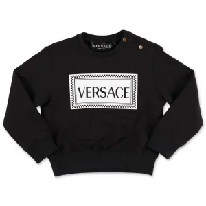 Versace Kids 90s Vintage Logo Printed Sweatshirt