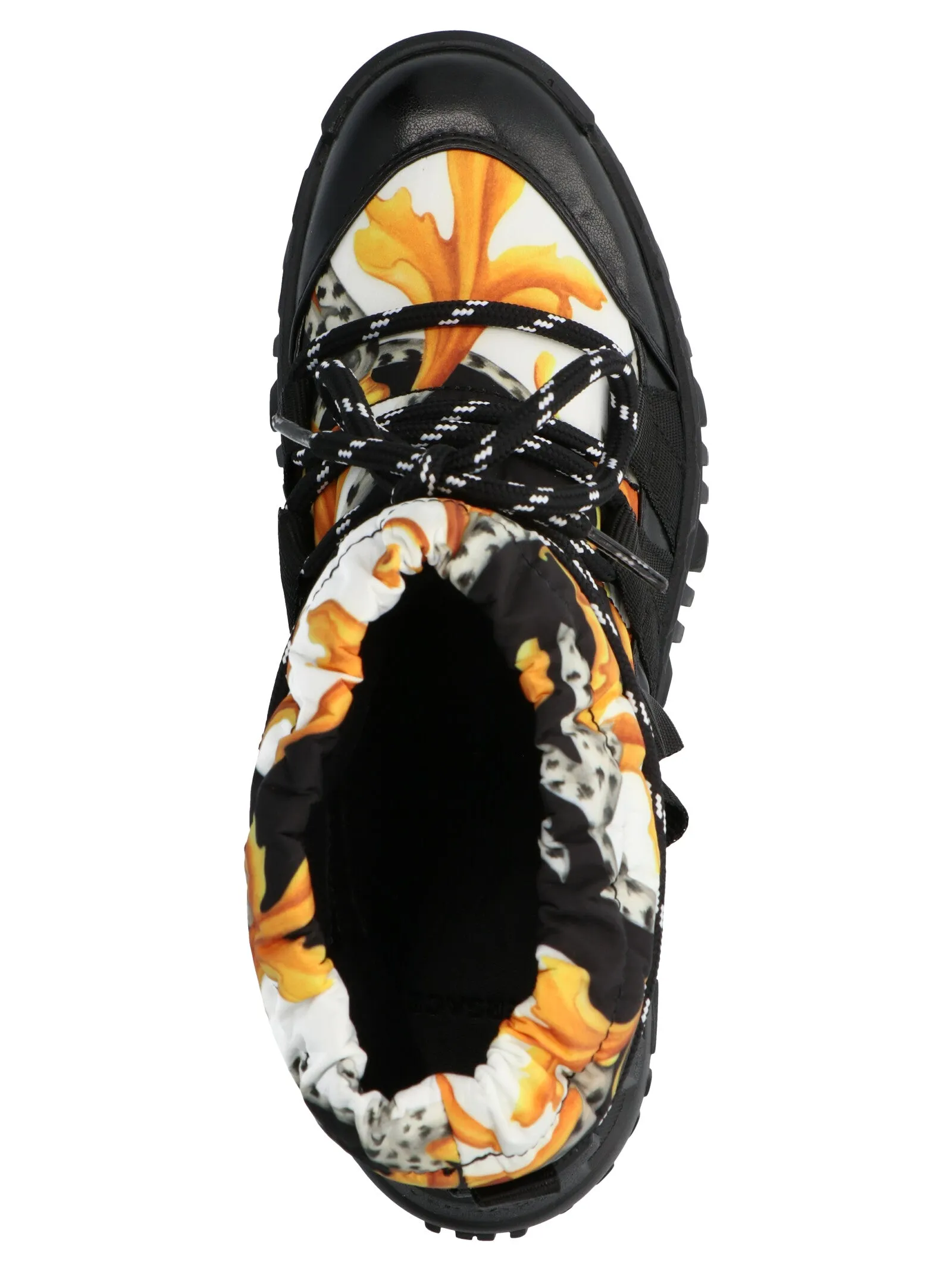 Versace Kids Barocco Printed Snow Boots