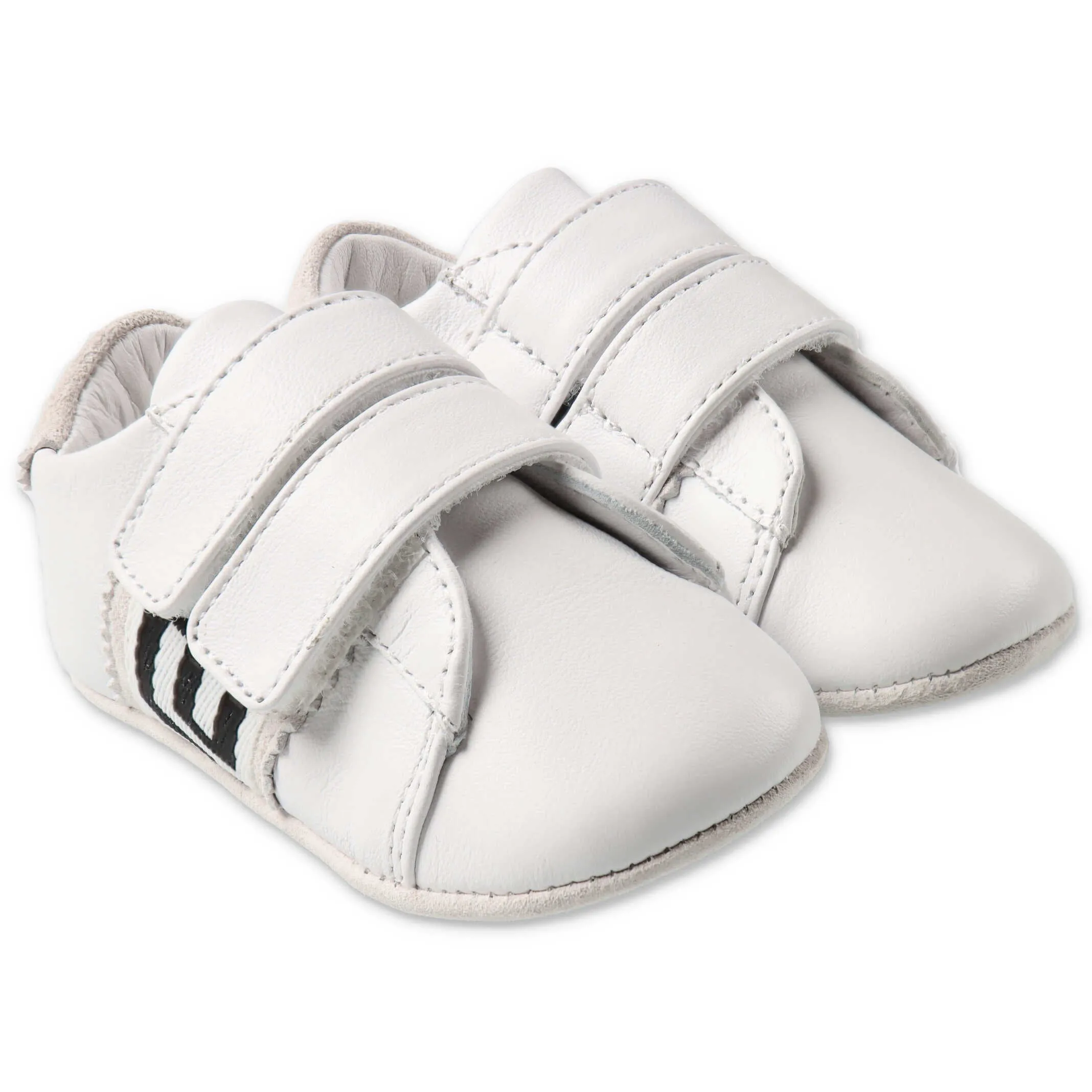 Versace Kids Greca Printed Pre-Walker Shoes
