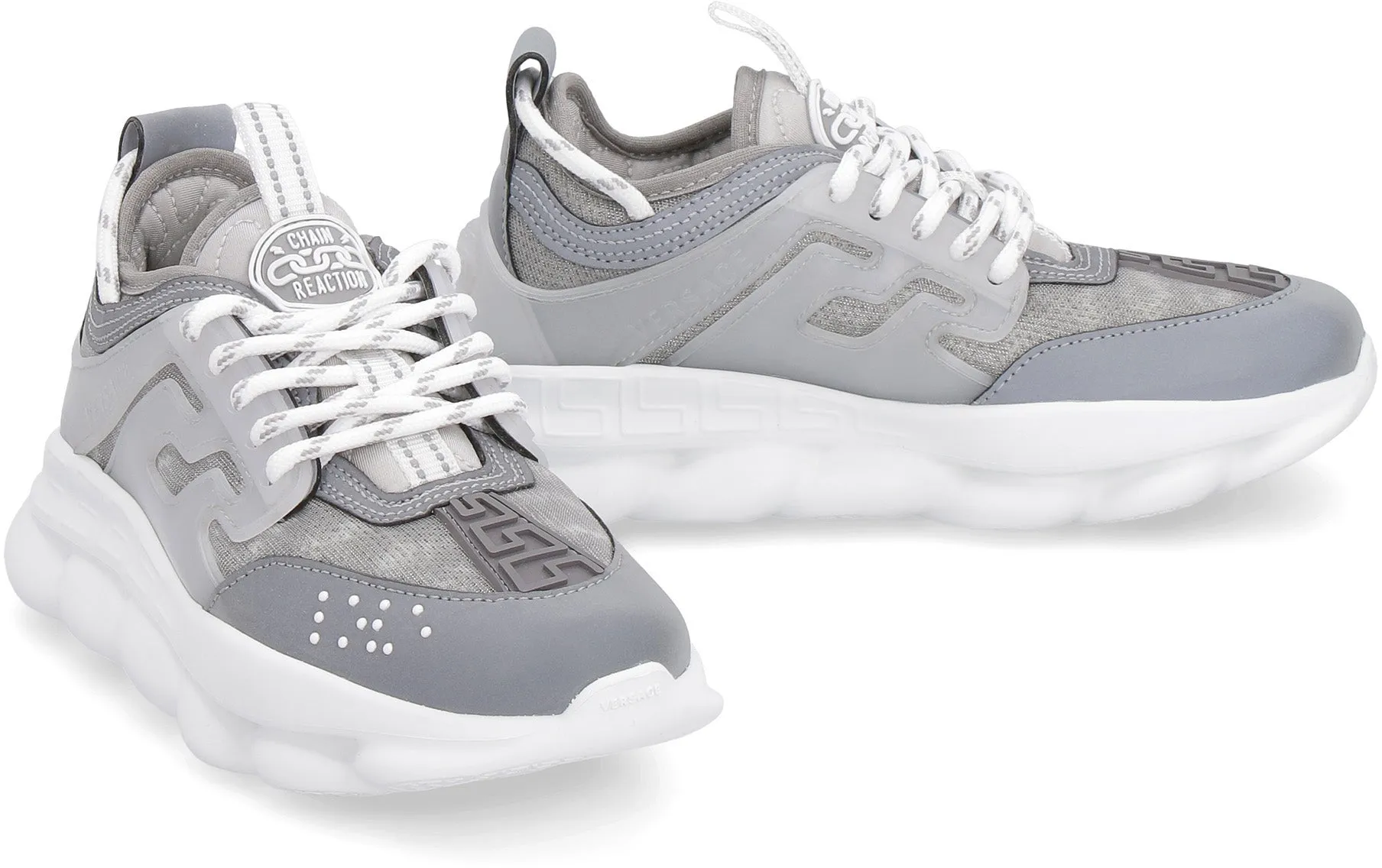 Versace Kids Grecca Low-Top Sneakers