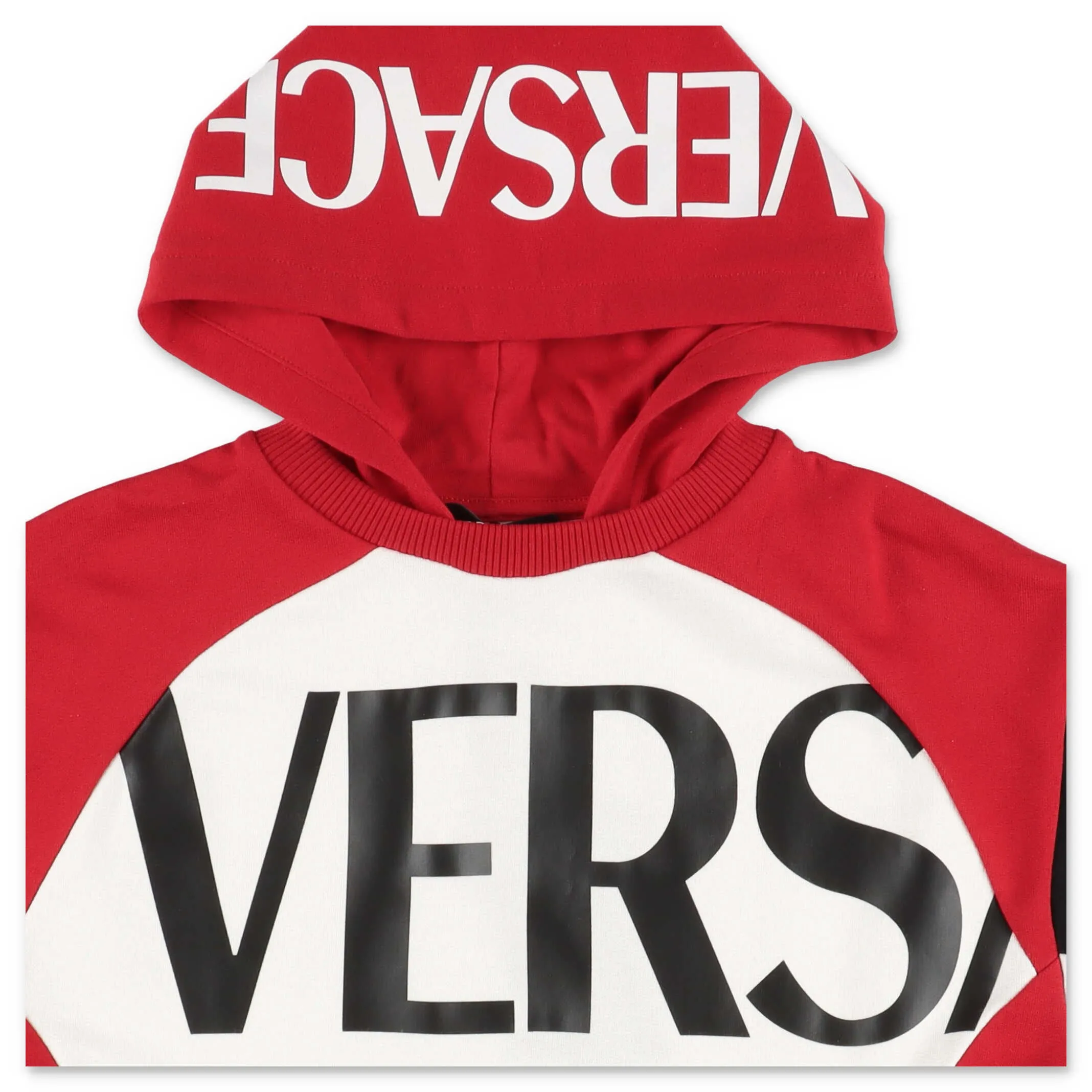 Versace Kids Logo Print Hoodie Dress